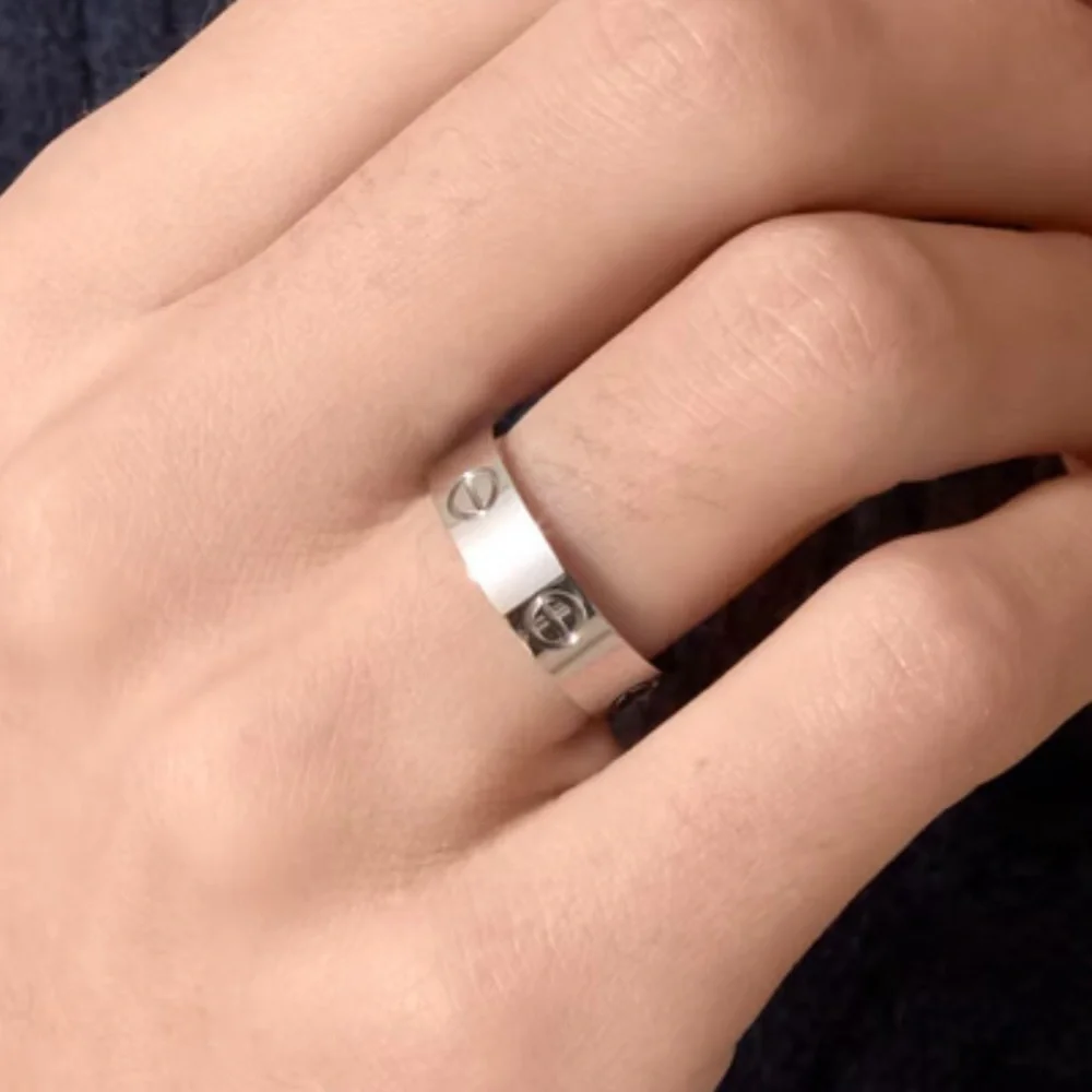 NEW CLASSIC MODEL SCREW RING LOVE BAND RING - Picture 7 of 15